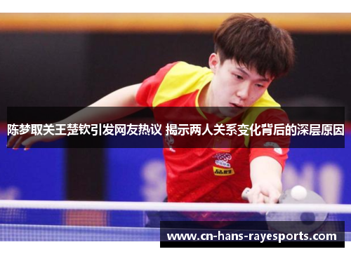 陈梦取关王楚钦引发网友热议 揭示两人关系变化背后的深层原因 陈梦取关王楚钦引发网友热议 揭示两人关系变化背后的深层原因